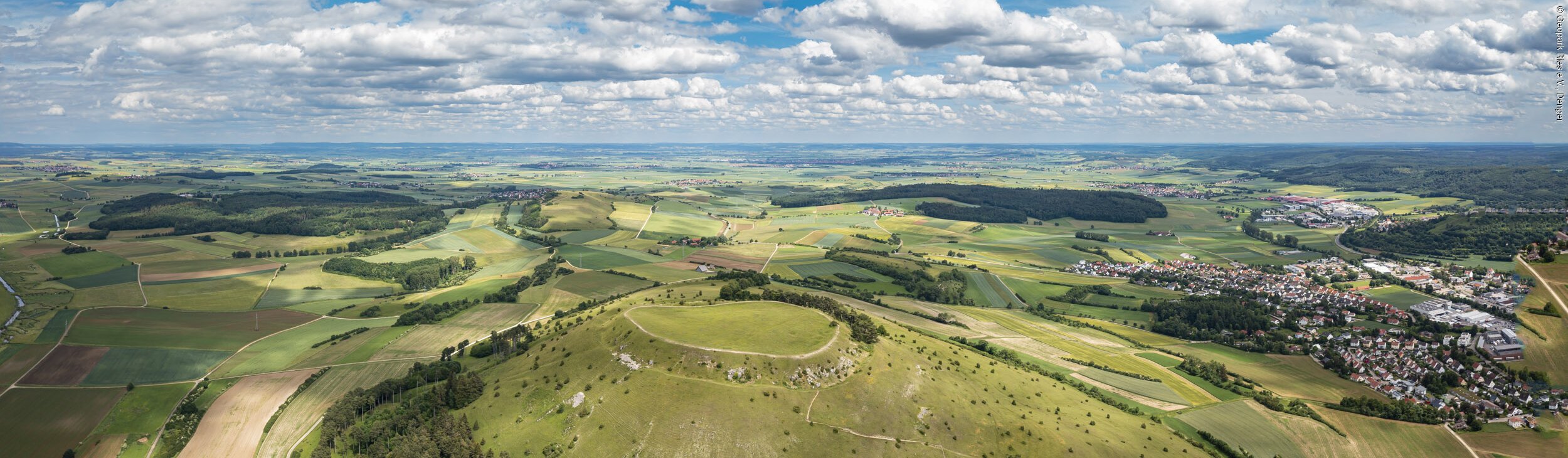 Luftaufnahme Ipf bei Bopfingen
