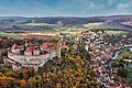 Stadt Harburg von oben im Herbst Stadt Harburg von oben im Herbst. Links im Bild Schloss Harburg. Rechts davon die Stadt Harburg und die Wörnitz.